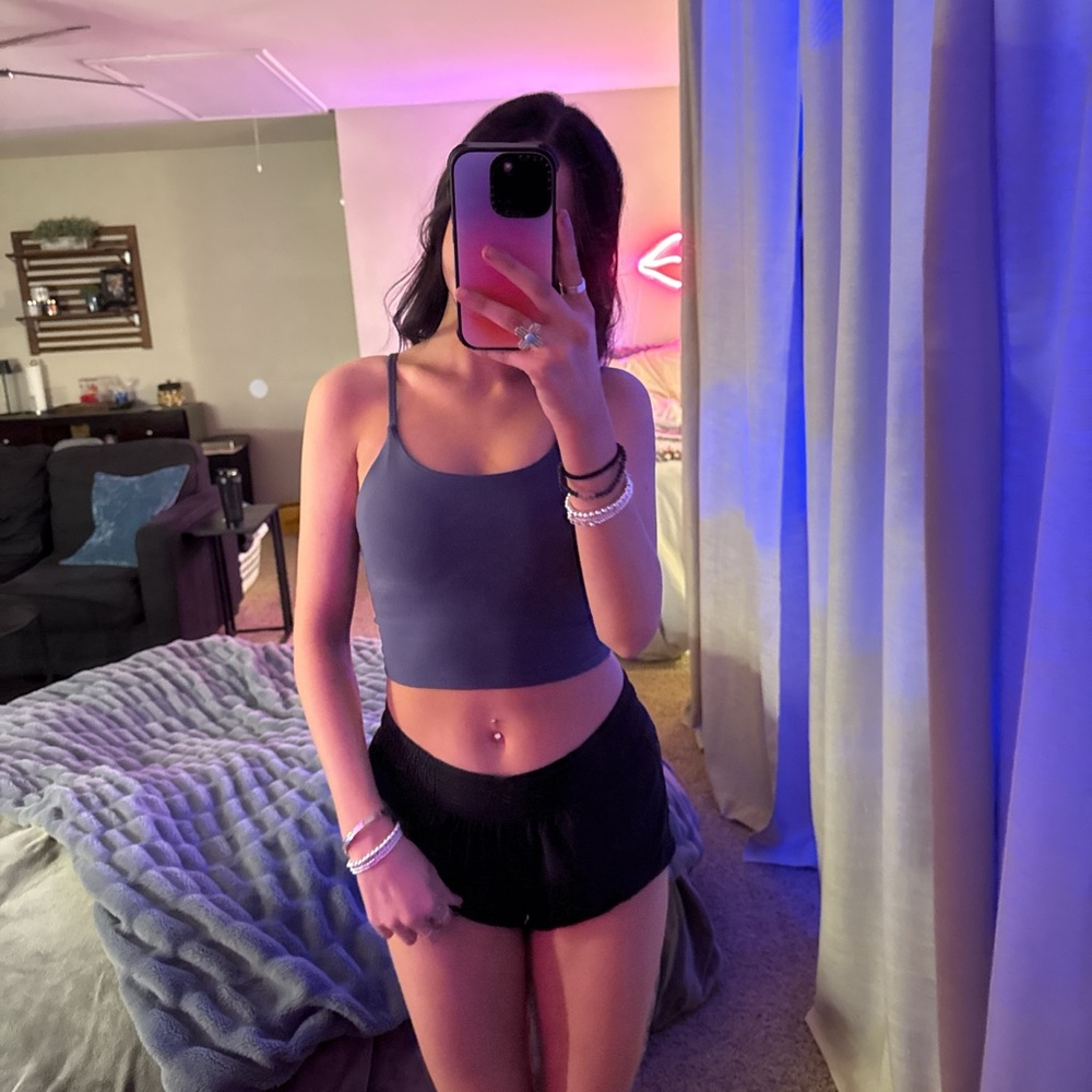 Blue tank top